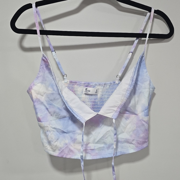 Hollister NWOT tyedye adjustable crop tank top - Picture 3 of 5